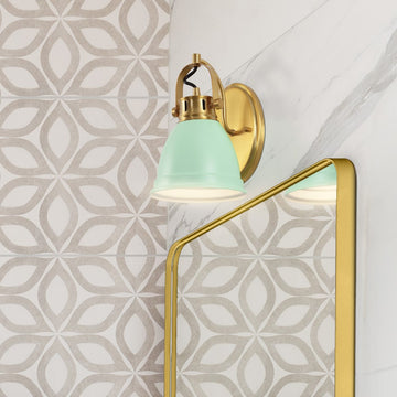 Phineas Farmhouse Bohemian Iron LED Vanity - JONATHAN Y